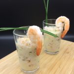 Verrines de crevettes