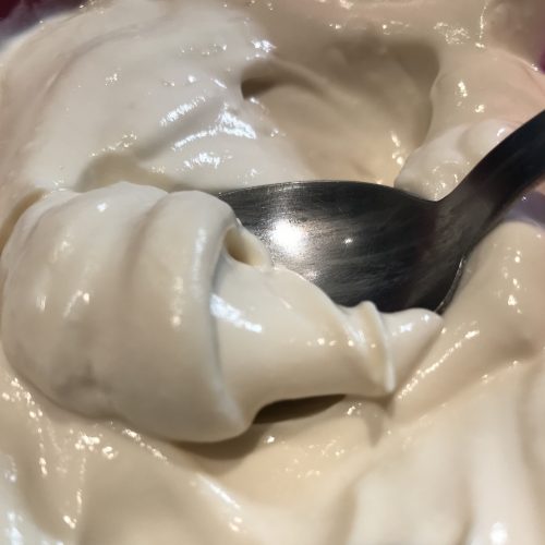 yaourt de soja et coco très onctueux